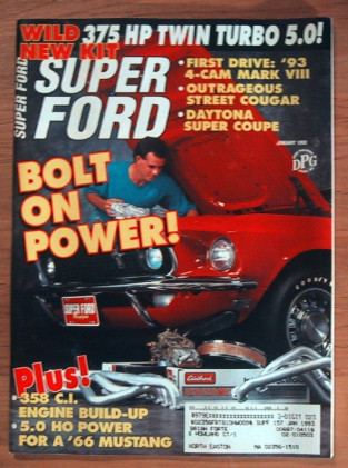 SUPER FORD 1993 JAN - DAYTONA COUPE, FORD WINS NASCAR